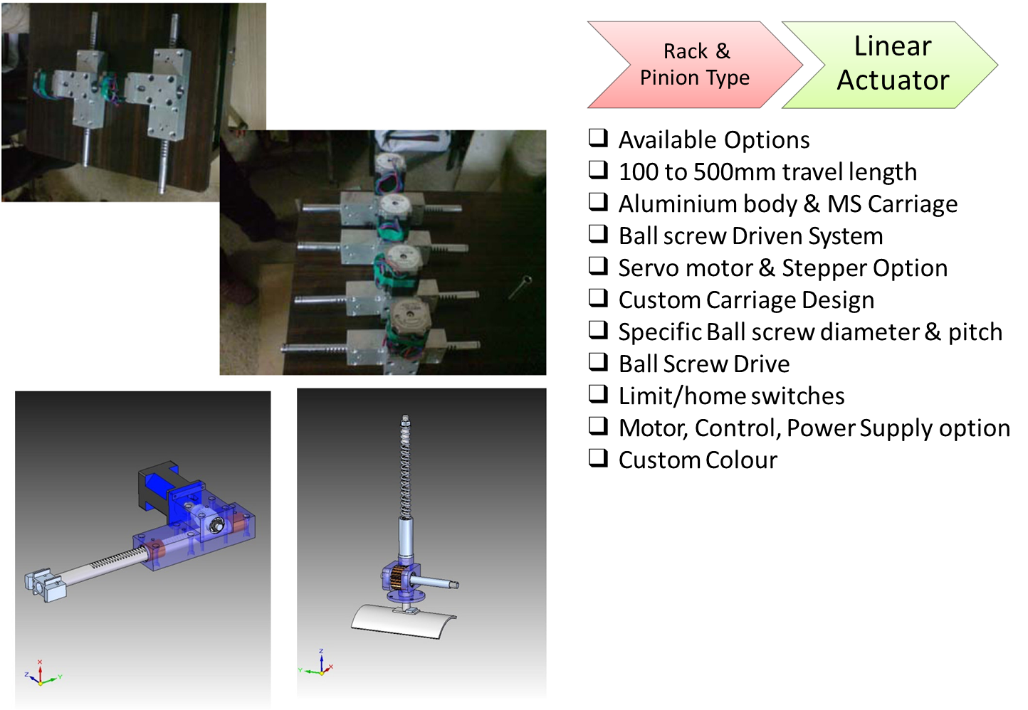 Screw Actuator— Nova-Tech Design & Automation