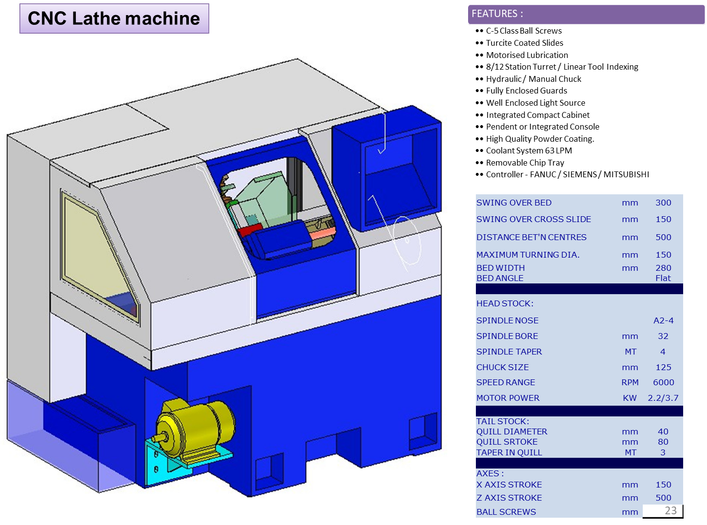 CNC lathe machine- Nova-Tech