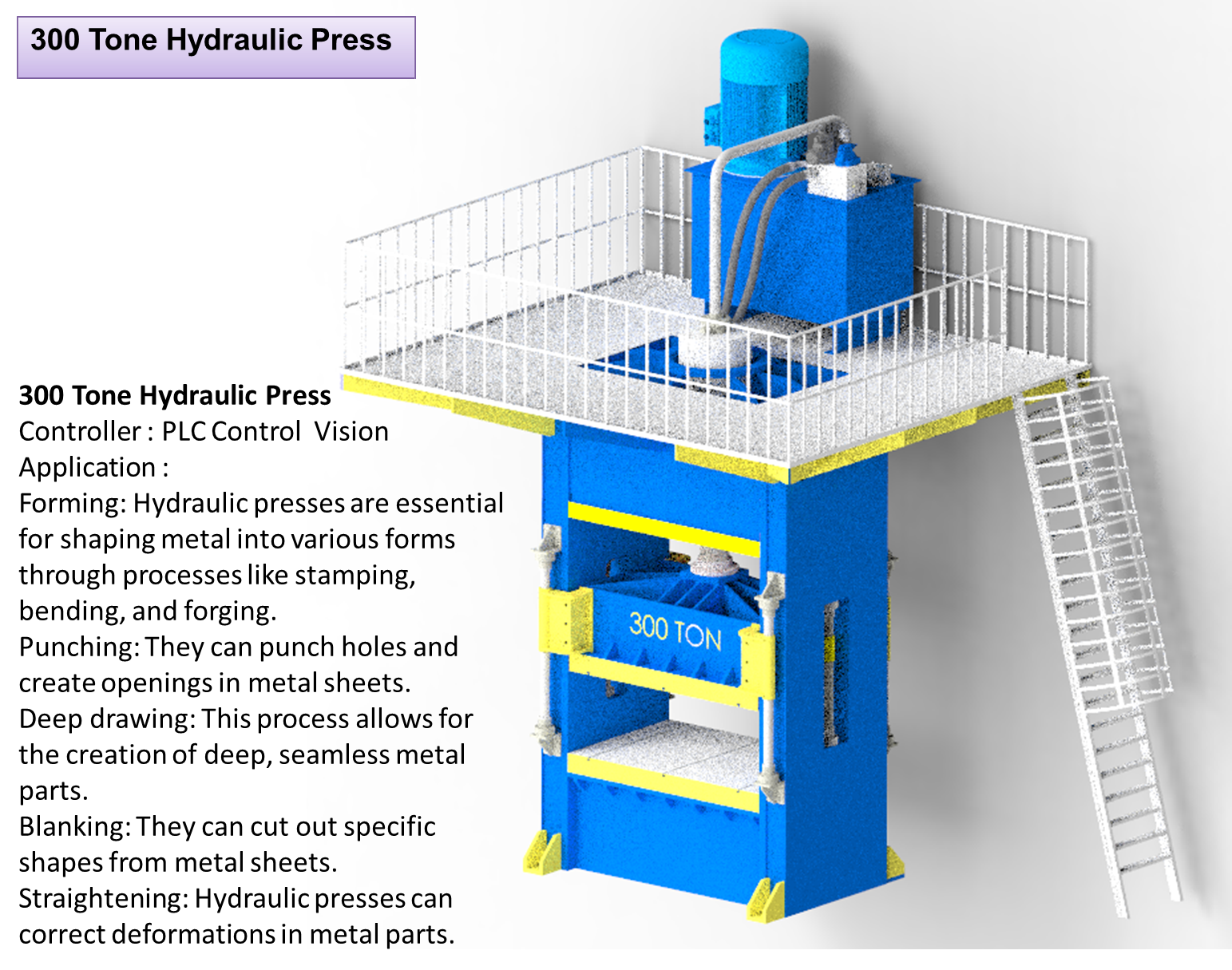 Hydraulic Press- Design by Nova Tech Design & Automation