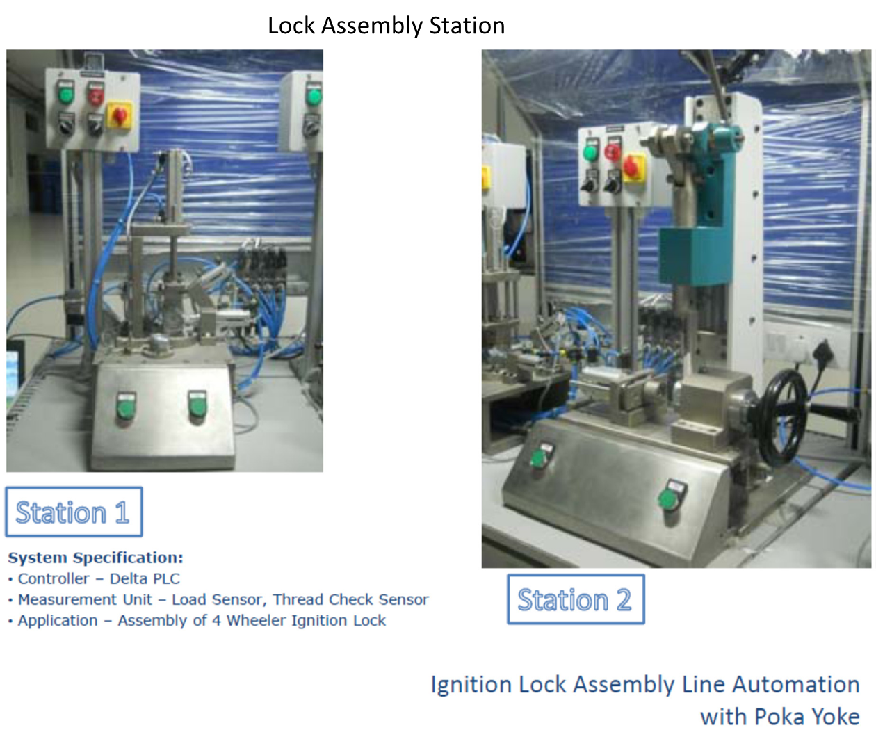 Lock assembly automation