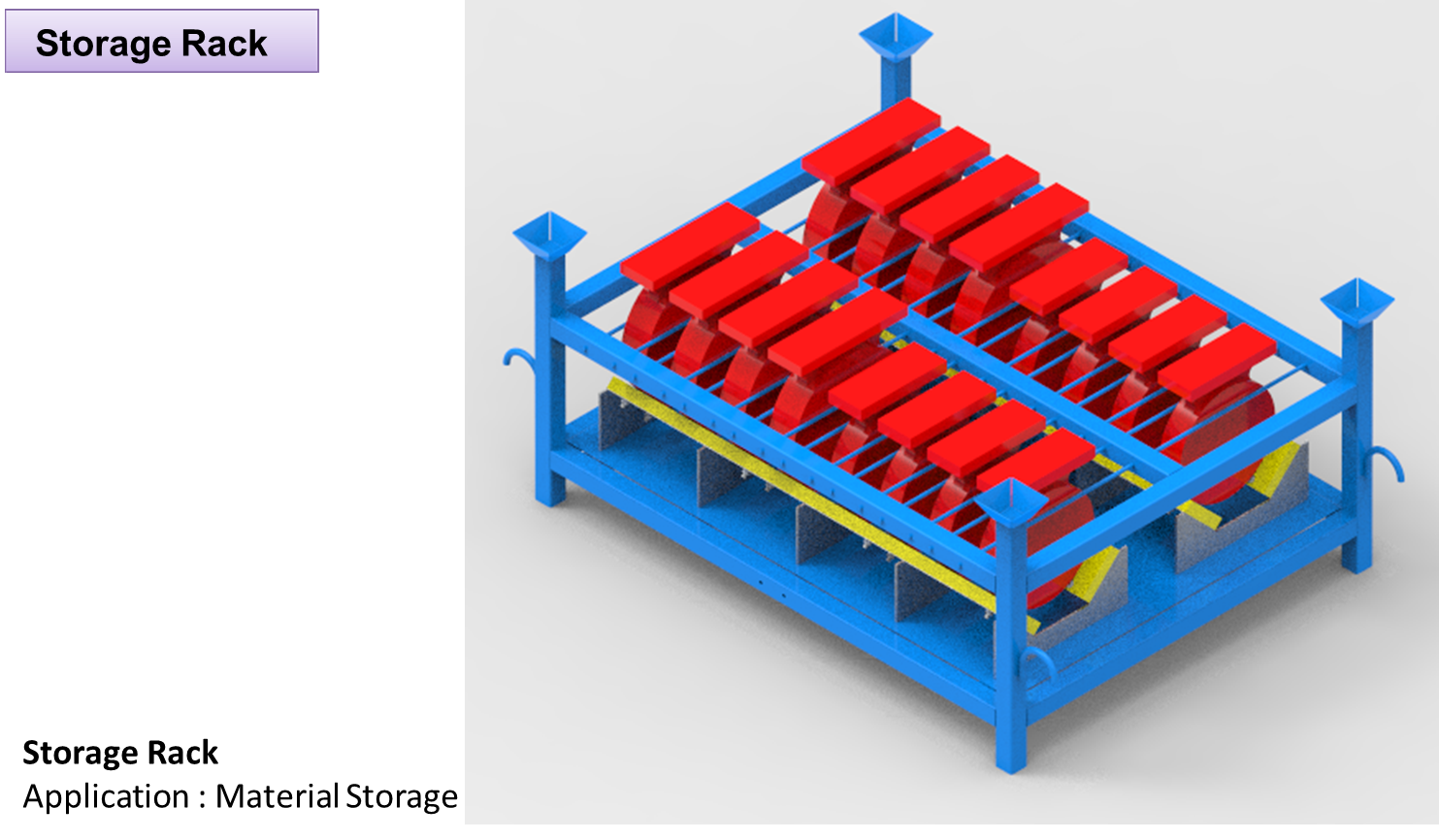 Pallets designed by Nova-Tech Design & Automation for automotive applications.